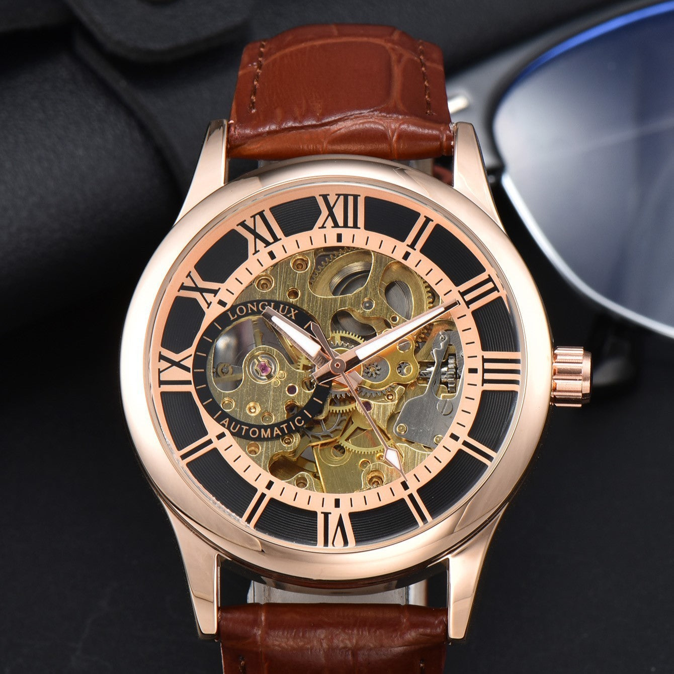 40mm Dial Automatic Stainless Steel Timepiece