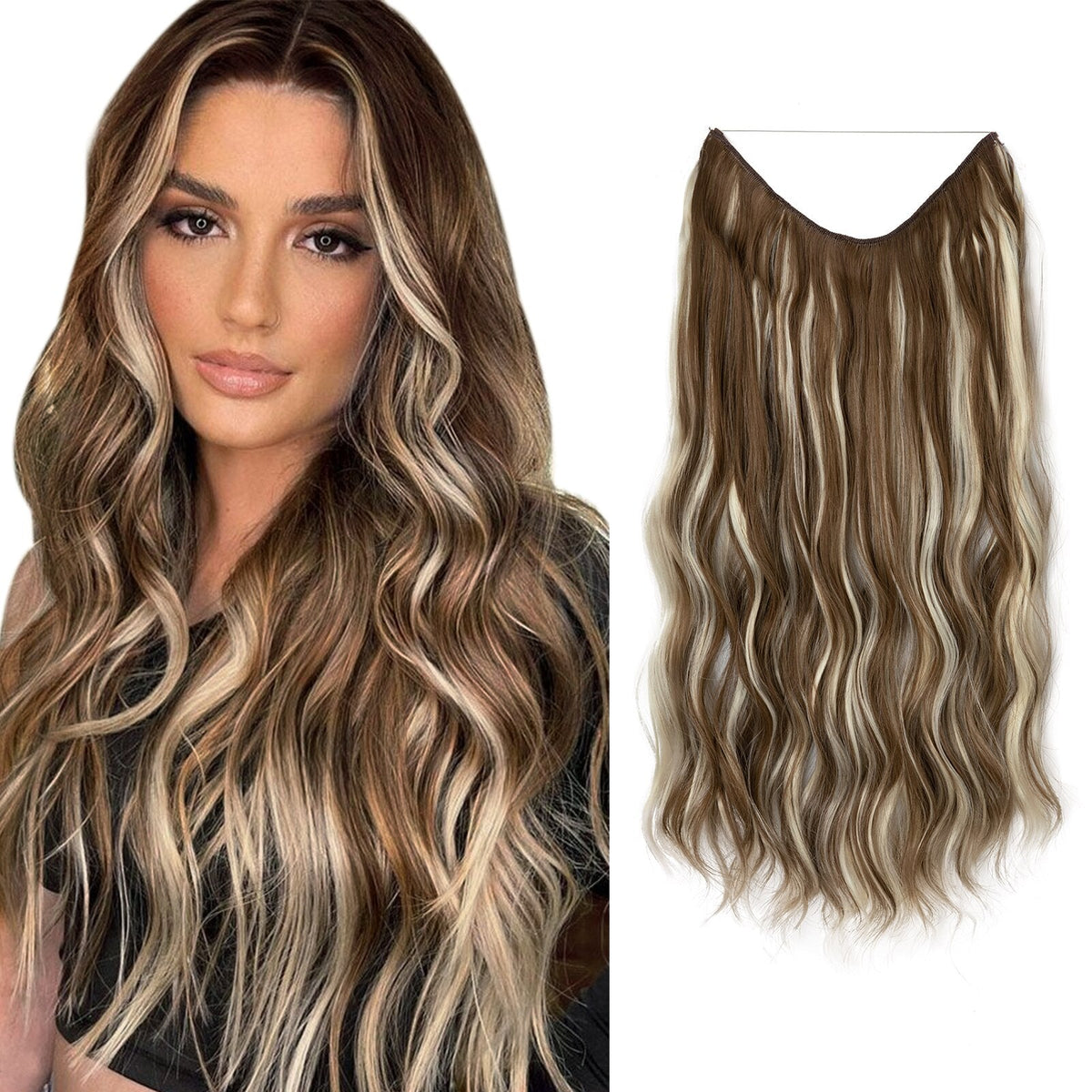 HaloGlow — Insta-Boost Your Confidence with Seamless, Head-Turning Hair