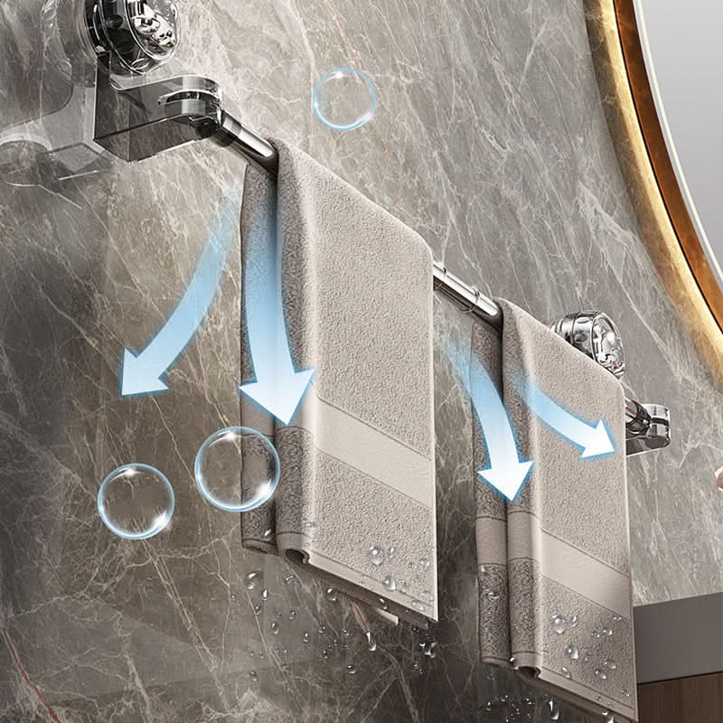 Extendable Towel Rack in Stainless Steel