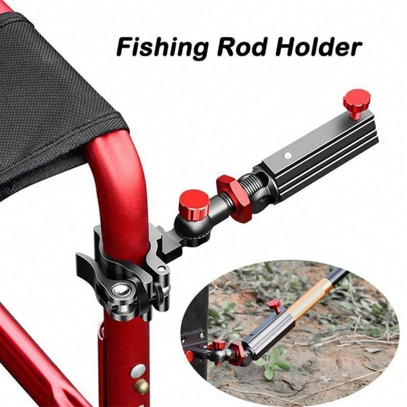 Adjustable Fishing Rod Stand for Chairs and Stools