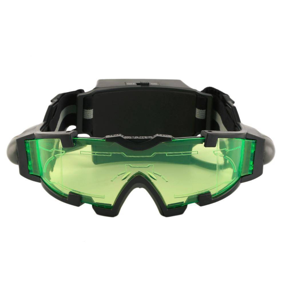 Night Vision Goggles with Adjustable Fit and Flip-Out Lights