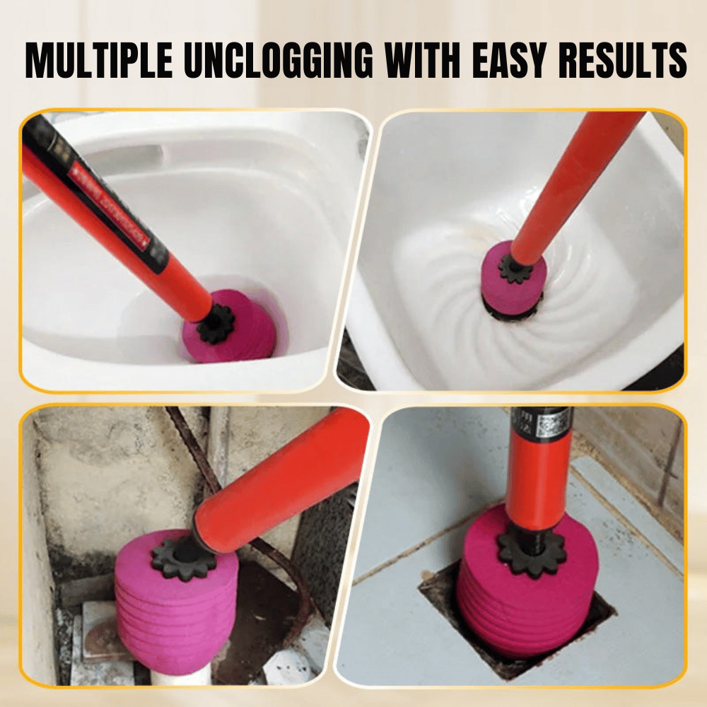 High-Pressure Drain Unclogger | Chemical-Free | Bendable Nozzle | DrainForce