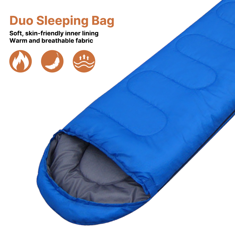 Hooded Sleeping Bag for Year-Round Camping