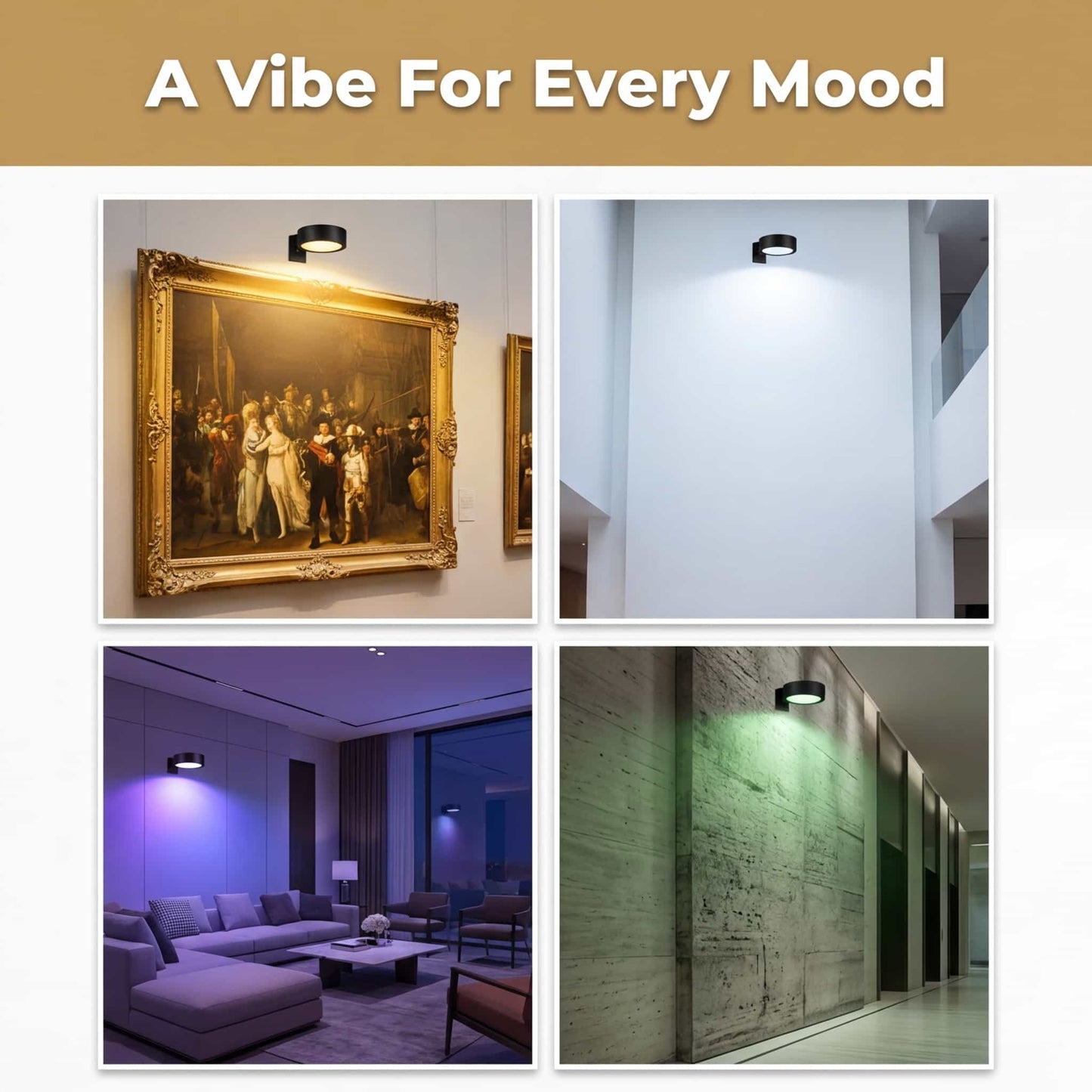 SmartGlow - Wireless Mood Lighting for Instant Wall Decor