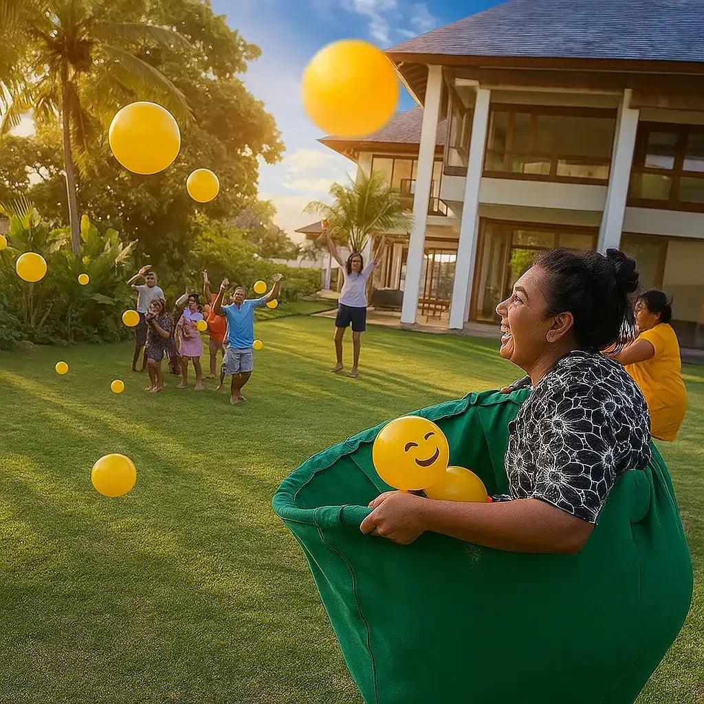 GiggleRun™ | Outdoor Catch Game with Giant Pants