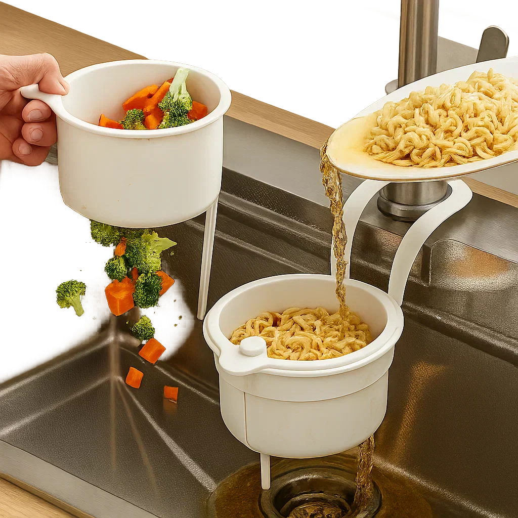 SinkSage™ | Multifunctional Drip Basket for Clean SInks
