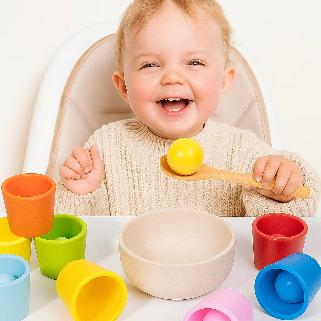 Montessori Color Sorting Toy – Safe & Educational for Toddlers