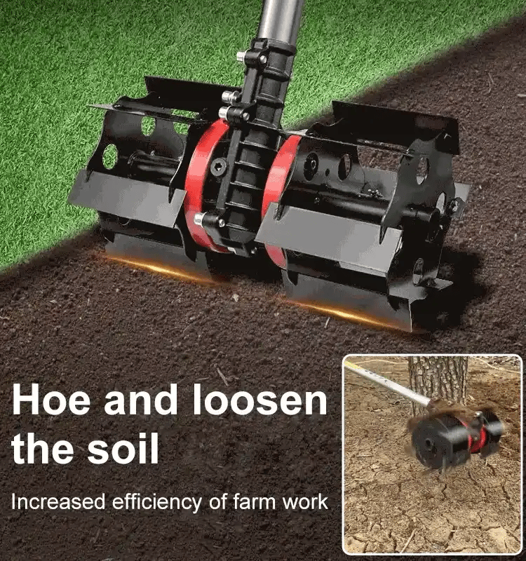 GardenPro — Rolling Soil Cultivator & Weed Remover Tool