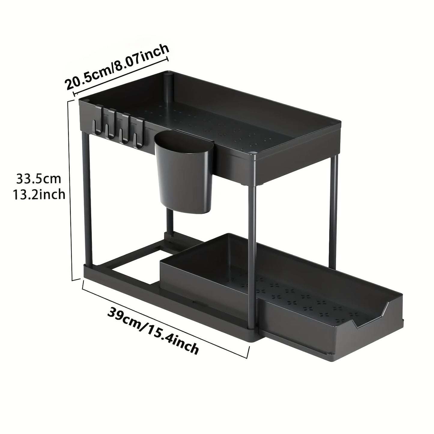 Expandable Under-Sink Cabinet Organizer