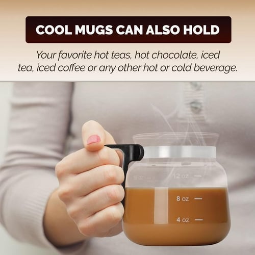 Brewbell™ - 16 Oz Pour-Over Inspired Glass Coffee Mug (50% Off)