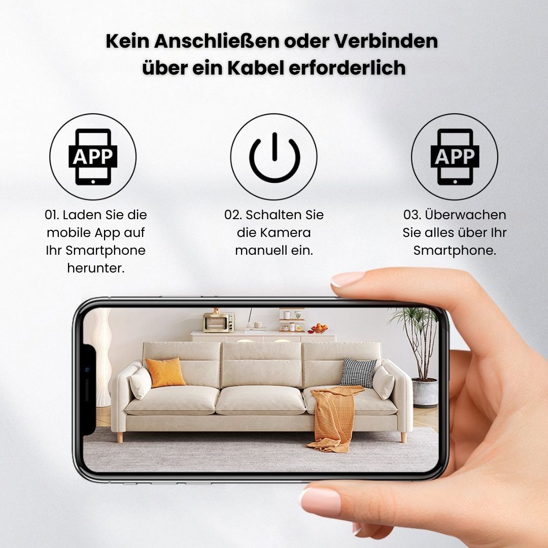 Compact Camera | Remote Live Viewing | Night Vision with Motion Sensors | SafeOrbit