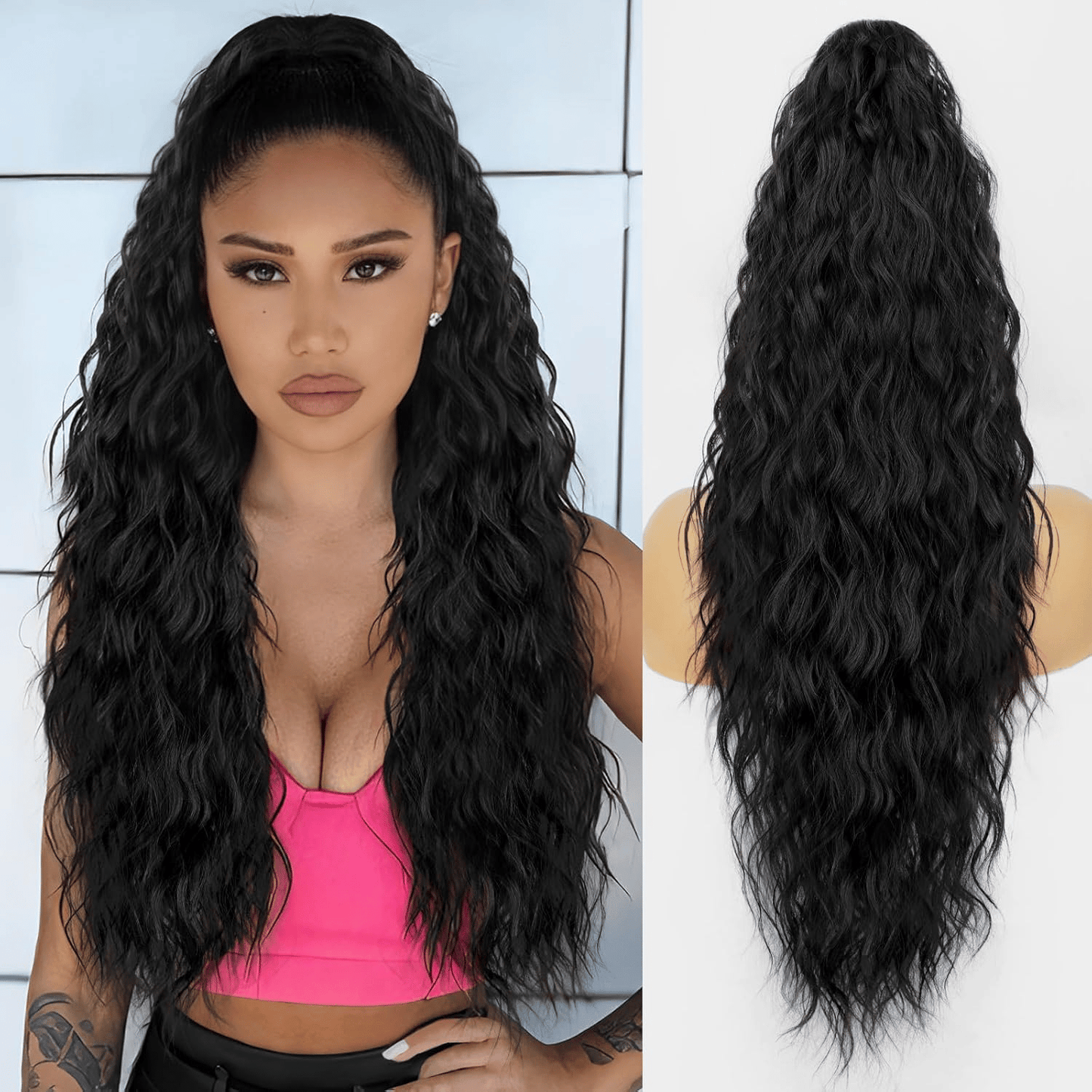 The SilkiPony  Extension - A Perfect Ponytail in Seconds + 50% OFF