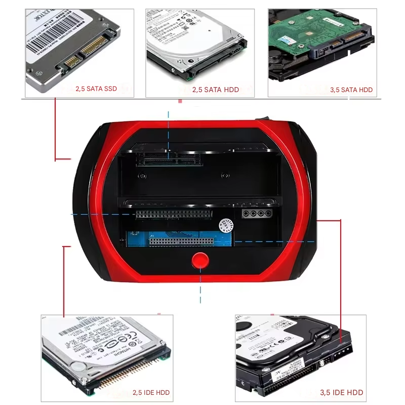 Hard Drive | Versatile Hard Drive Docking Hub | Universal IDE & SATA Dock | TotalRecovery Station