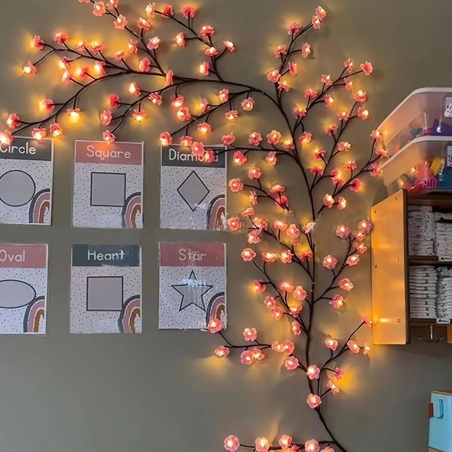 Cherry Blossom Wall Light — Instantly Beautiful, Serene Room Ambiance