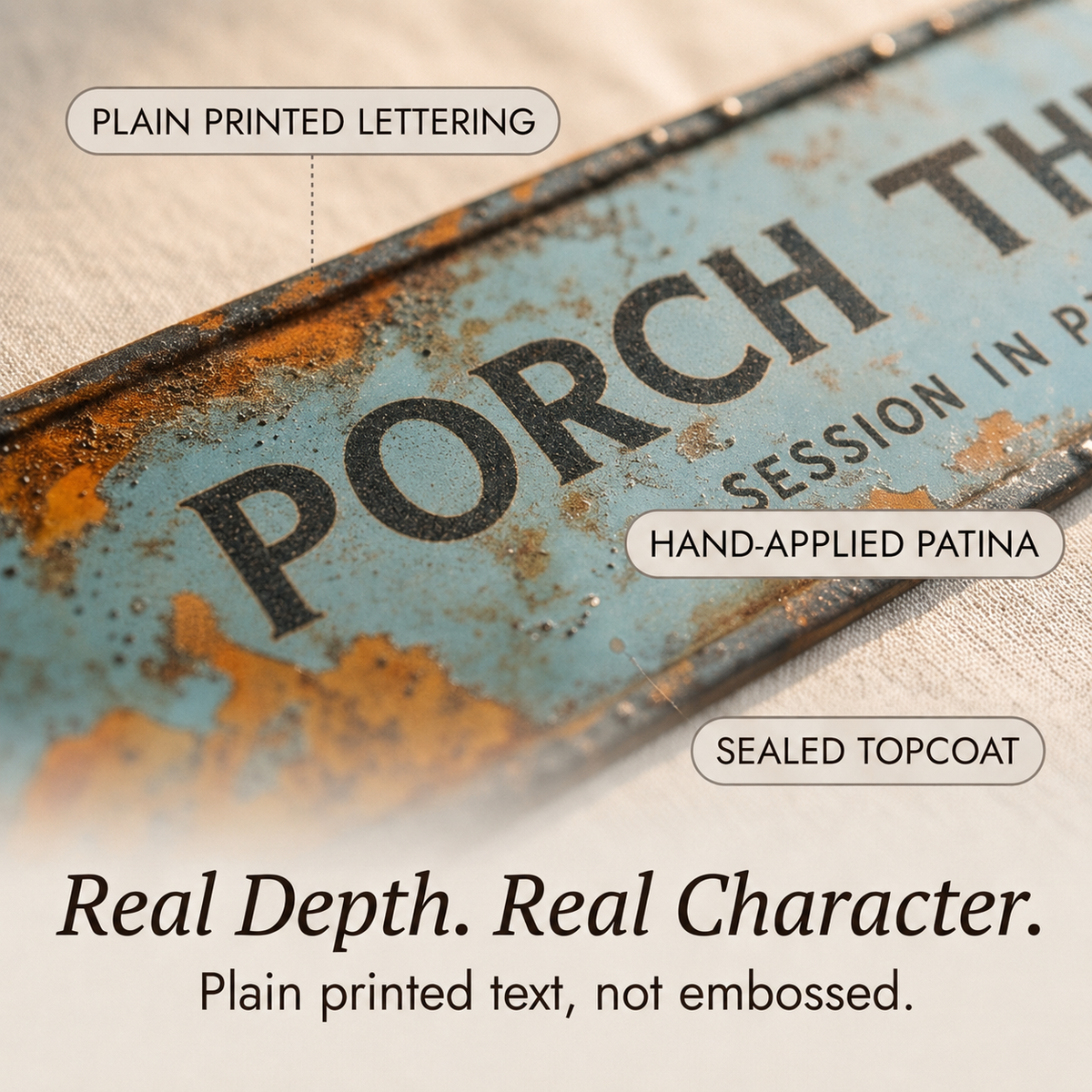Porchly – Vintage Farmhouse Porch Therapy Plaque