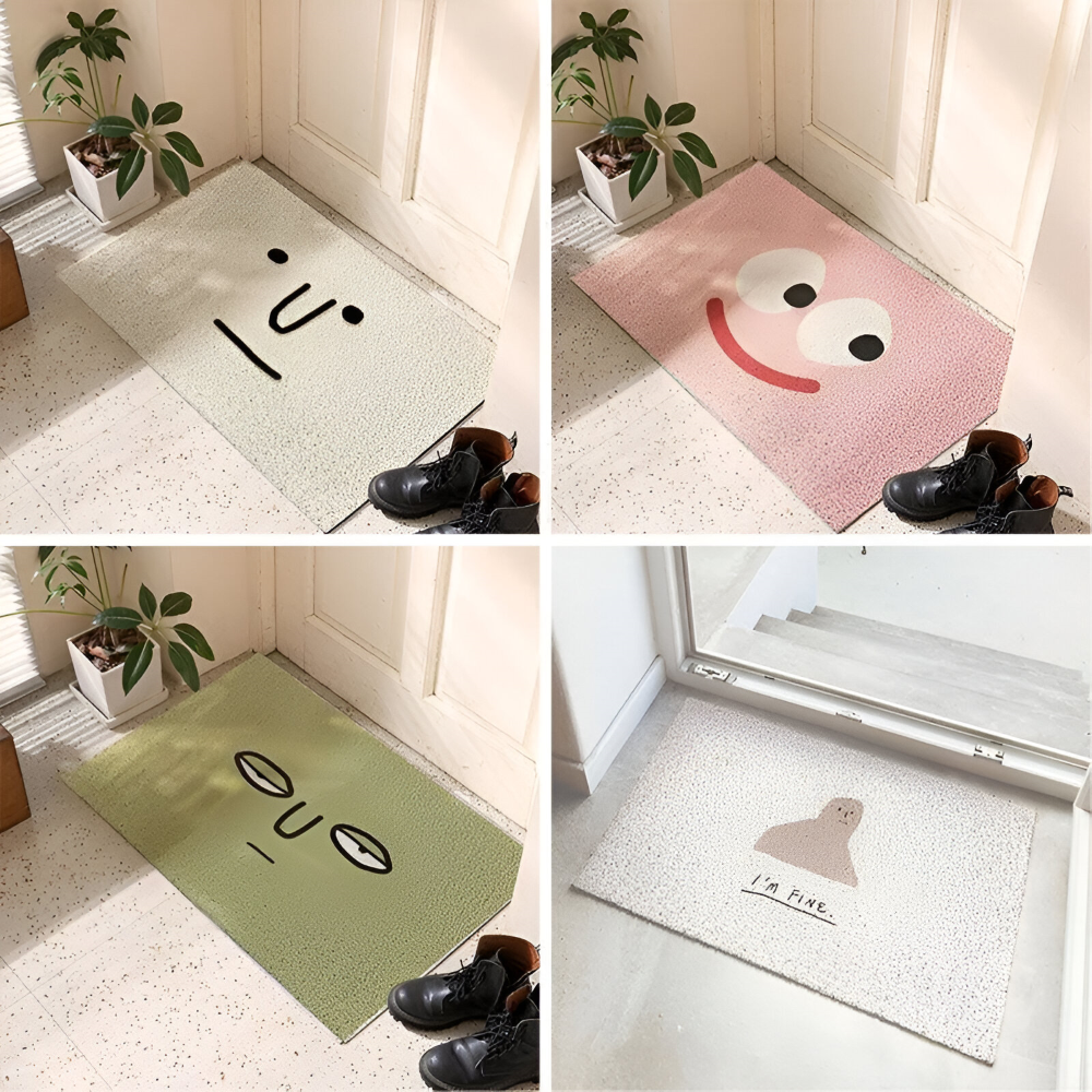 Doormat | Slip-Resistant for Firm Grip | Captures Dirt and Moisture | Entrivo