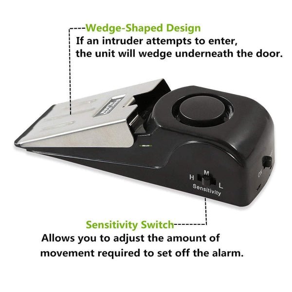 SilentGuard — Portable Door Stop Alarm for Travel and Home Security