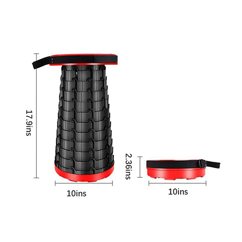 Compact Folding Travel Stool – Lightweight Seat for Camping, Fishing, Events