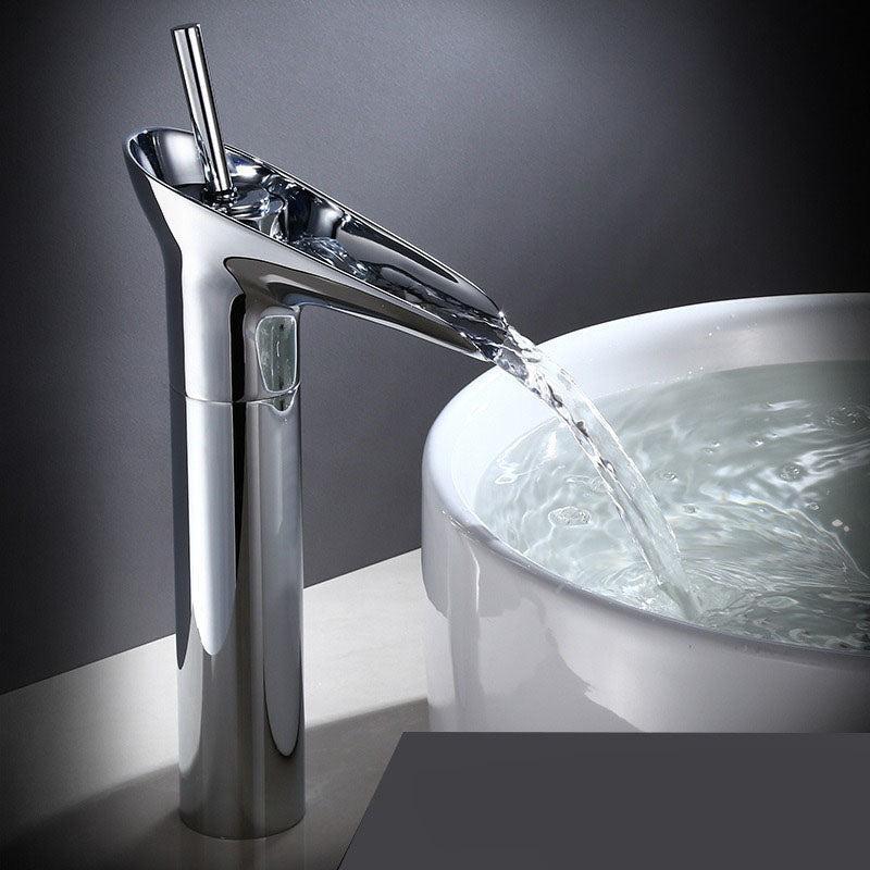 Royaleva Antique Waterfall Bathroom Sink Faucet Elegance