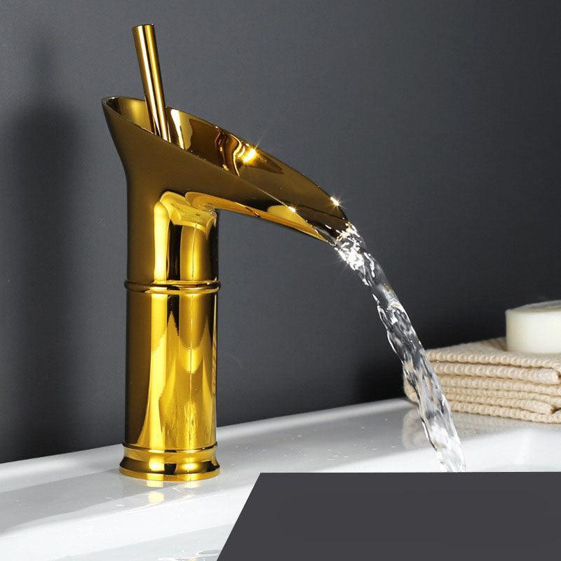 Royaleva Antique Waterfall Bathroom Sink Faucet Elegance