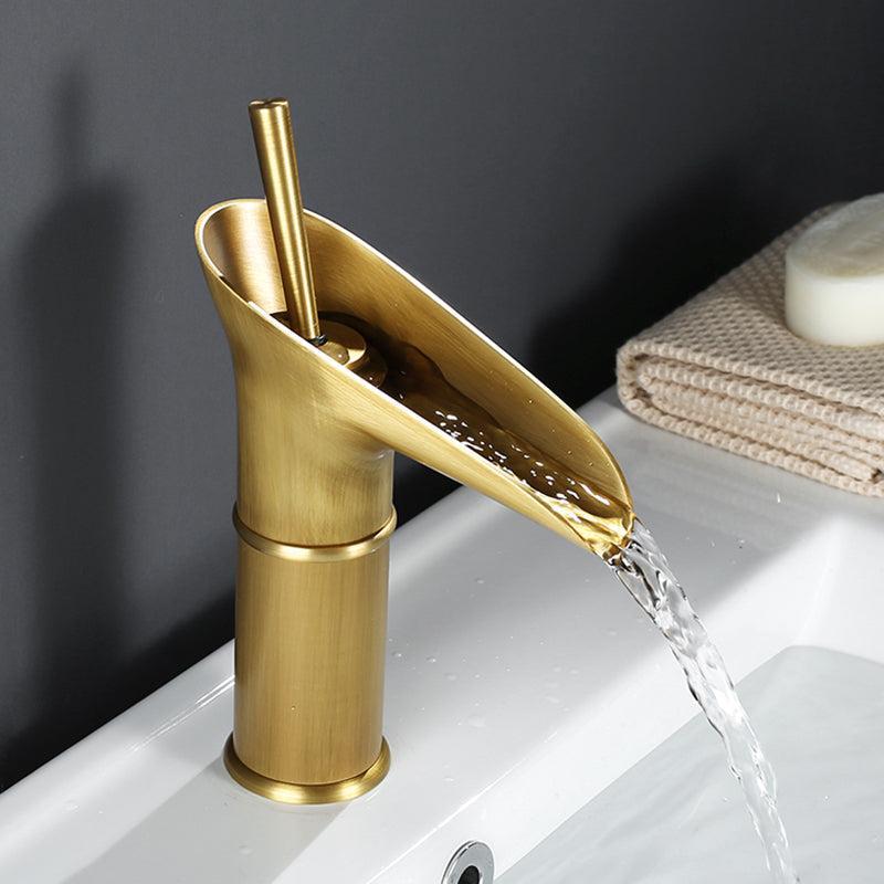 Royaleva Antique Waterfall Bathroom Sink Faucet Elegance