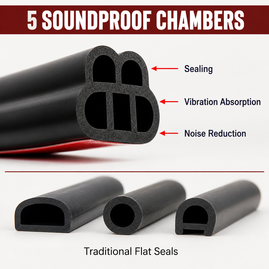 HushSeal™ — Drop Your Cabin Noise From 85 dB to 50 dB in Minutes