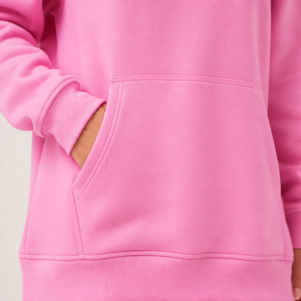 GlowFlex™ – Relaxed Hooded Tunic & High-Waist Leggings Set