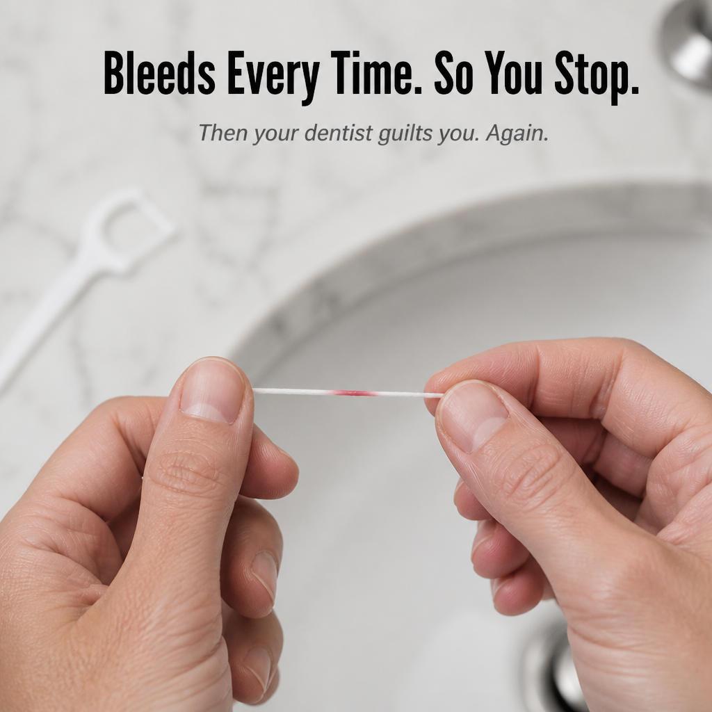 HydraPulse™ — Blast Plaque & Bleeding-Gum Buildup Between Tight Teeth In Seconds