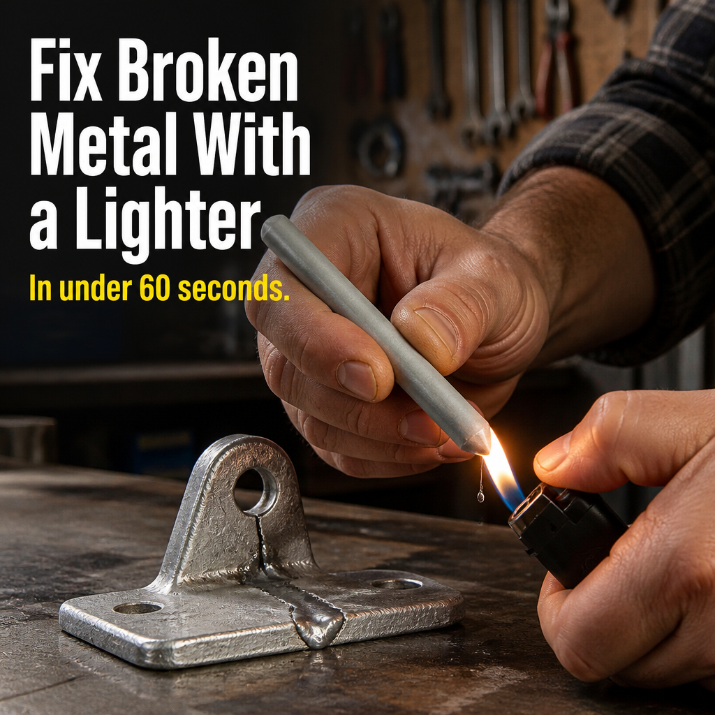 FlowForge™ — Patch Cracked Aluminum, Copper or Steel With Just a Lighter