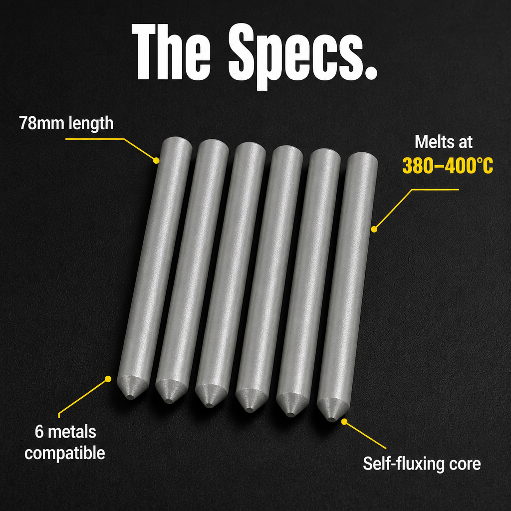 FlowForge™ — Patch Cracked Aluminum, Copper or Steel With Just a Lighter