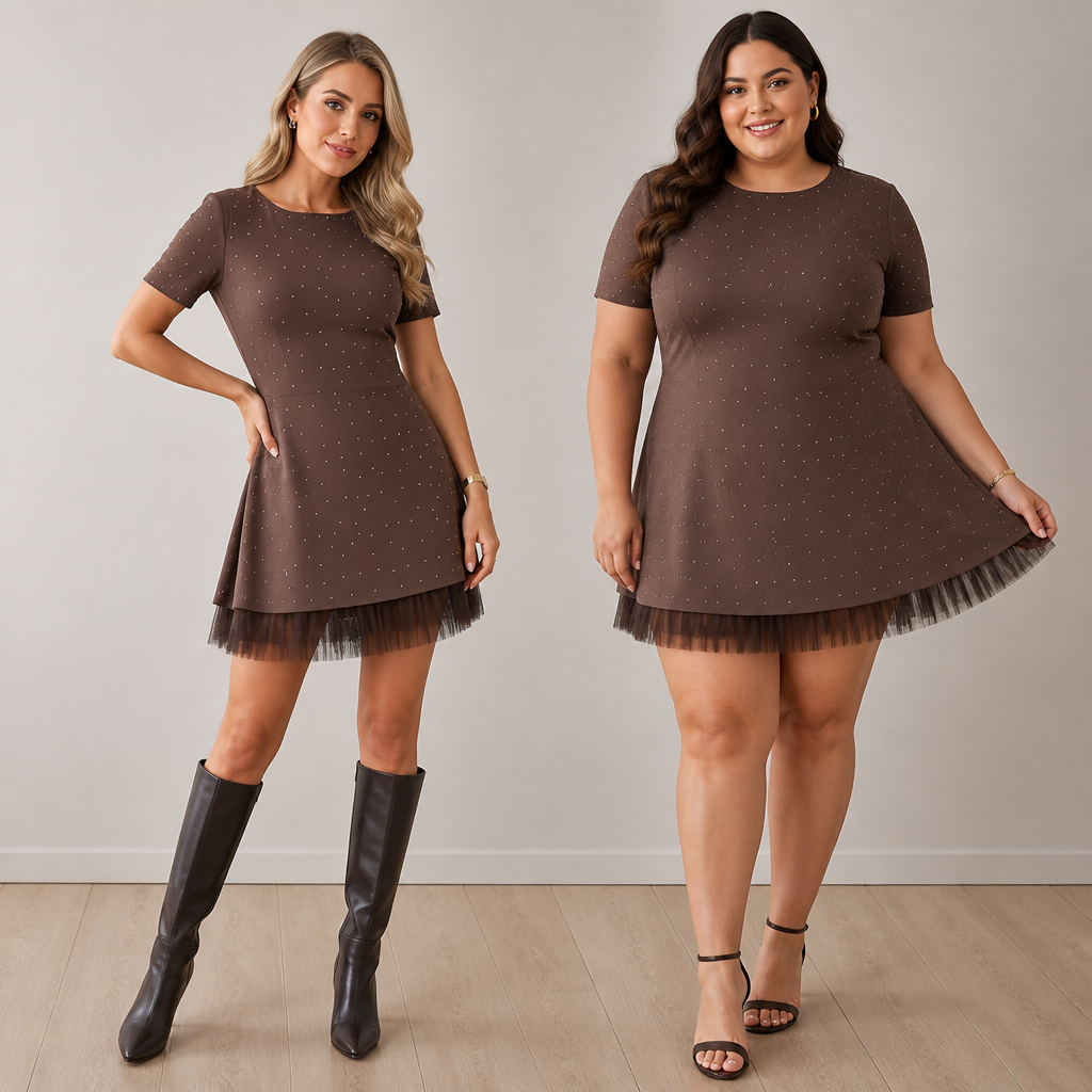 LuminaLace Mini Dress — Command Every Room with Effortless Sparkle and Unstoppable Confidence