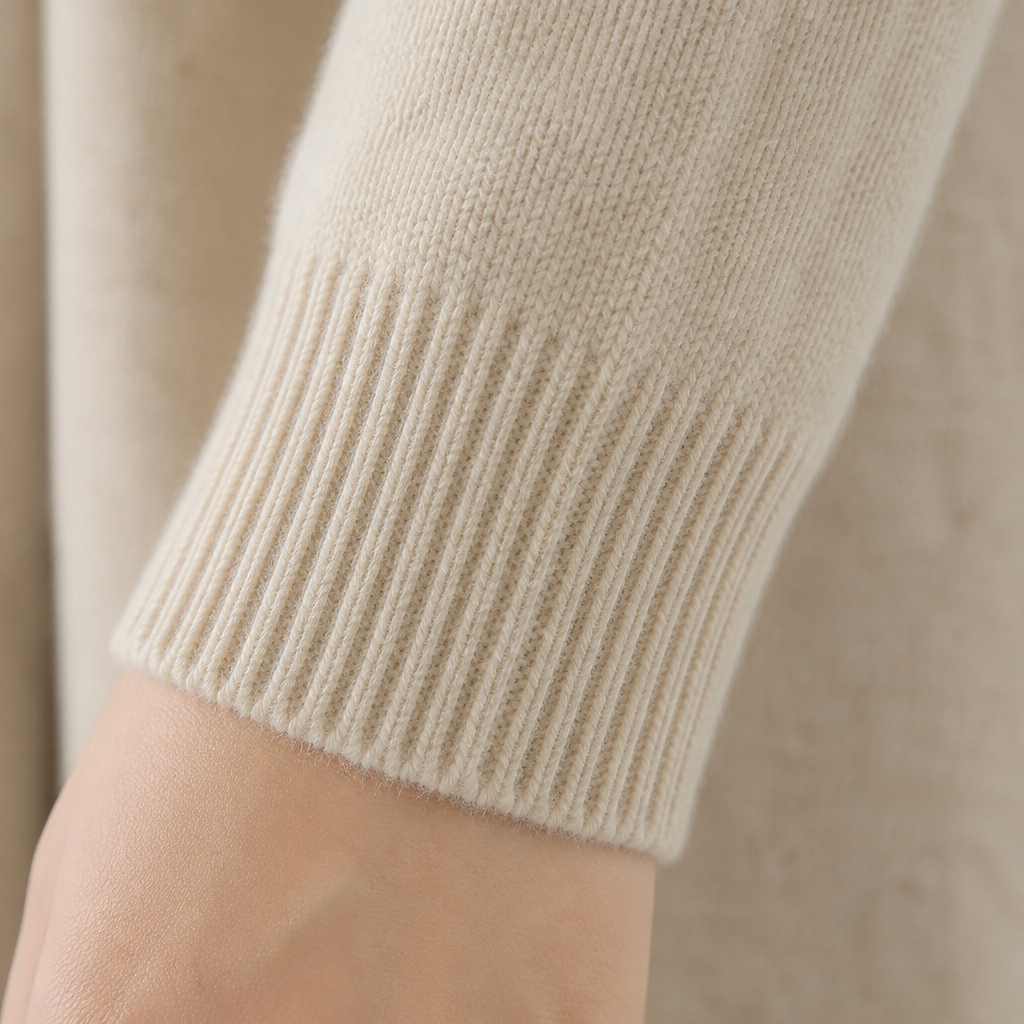 ArcticSilk™ – Cozy Relaxed-Fit Turtleneck Sweater with Ribbed Trim
