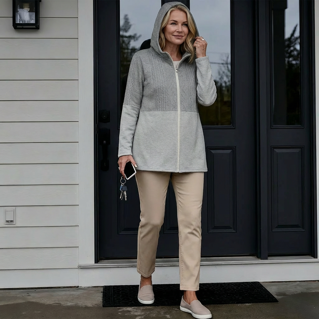 ComfortLux™ – Hooded Zip Jacket