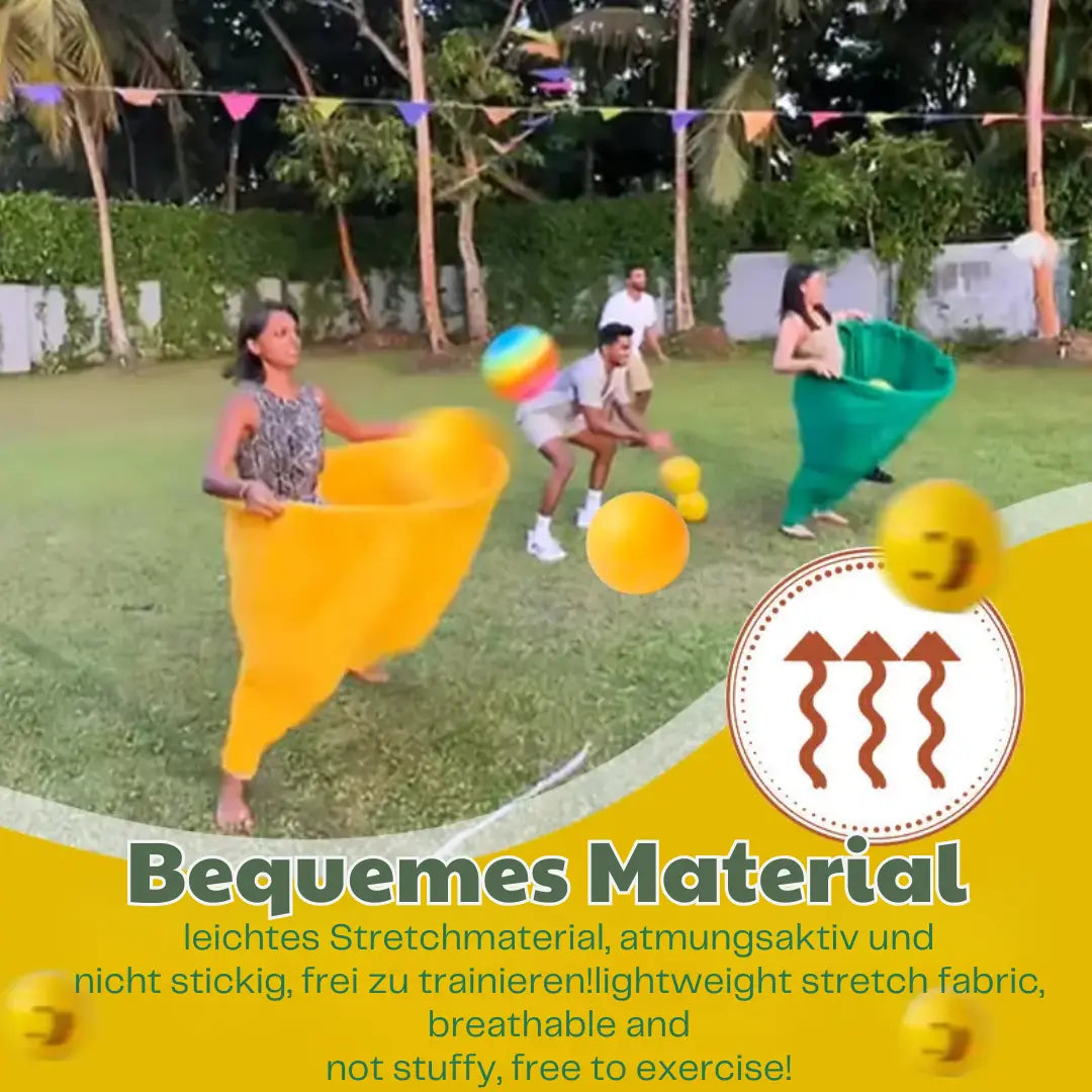 Giant Trousers Outdoor Play Sets Featuring Bouncing Balls