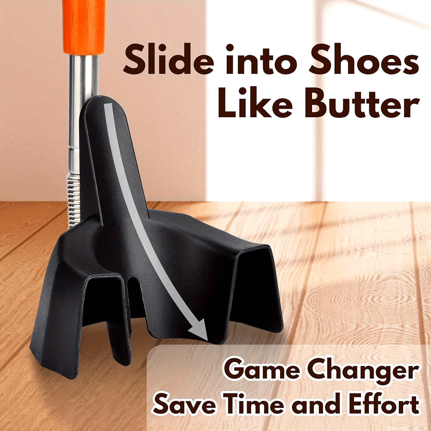 Extended Shoe Horn with Telescopic Handle