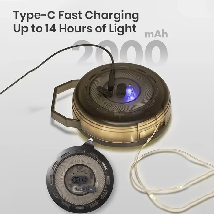 LumoTrail Lantern - Illuminate Any Adventure with Tangle-Free Brightness
