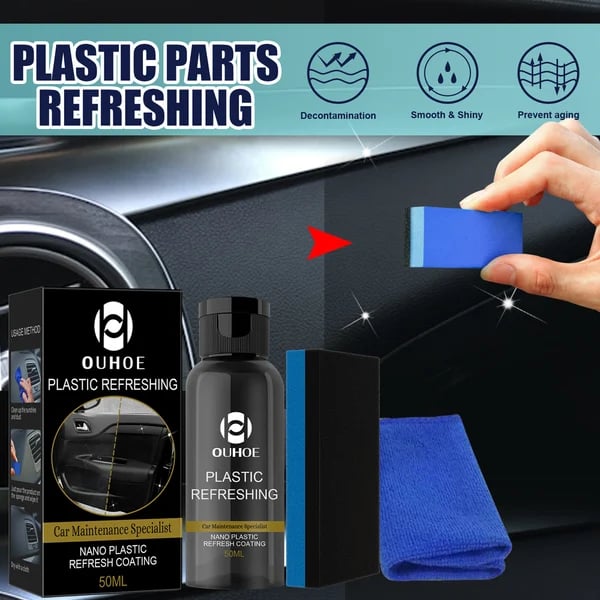 Car Plastic Revitalizer – Set of 2