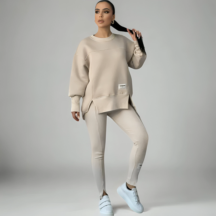 Zaira - Women’s Relaxed Fit Two-Piece Lounge Set