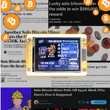 Silent USB Desktop Bitcoin Miner for Crypto Mining