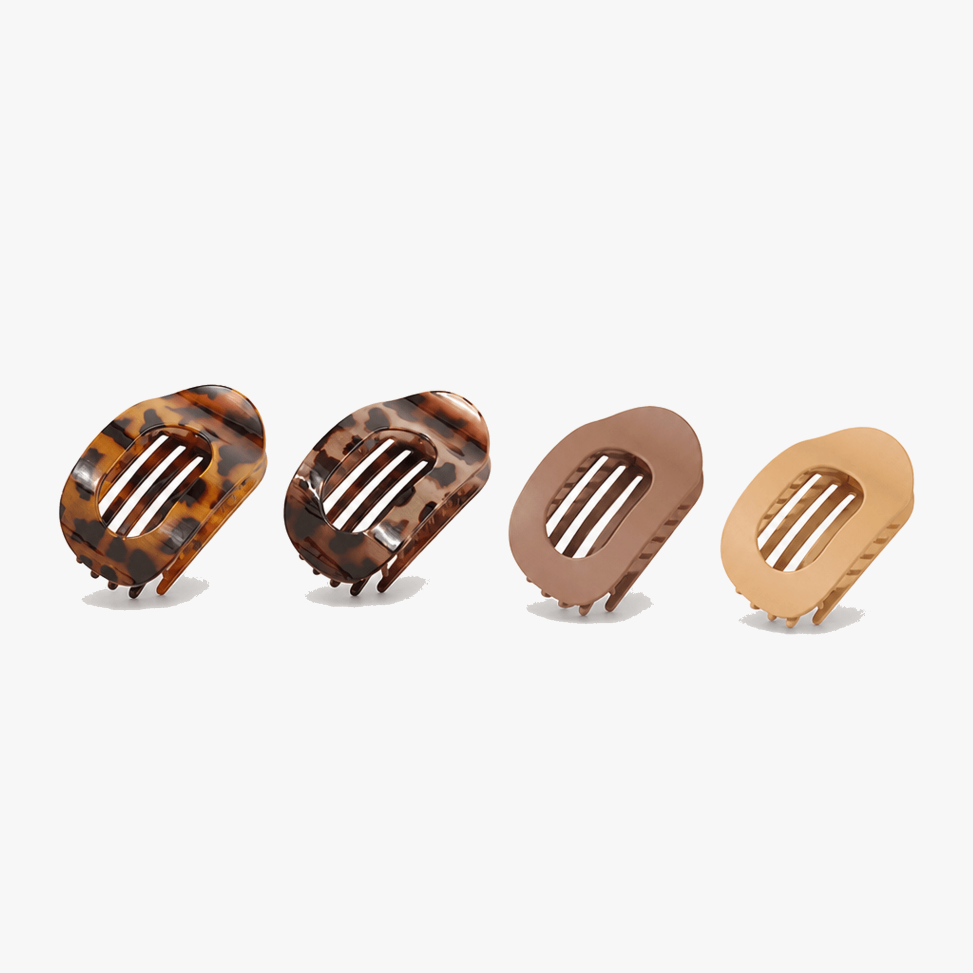 Women's Flat Hair Clips Set of 4 for Comfort & Styling