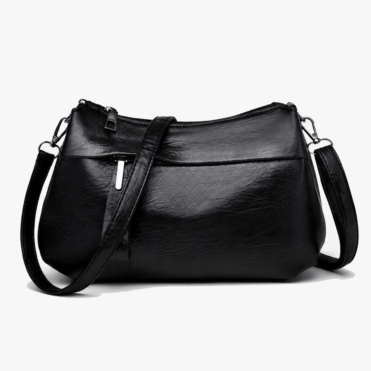 Carria - Soft Leather Crossbody With 3 Compartments