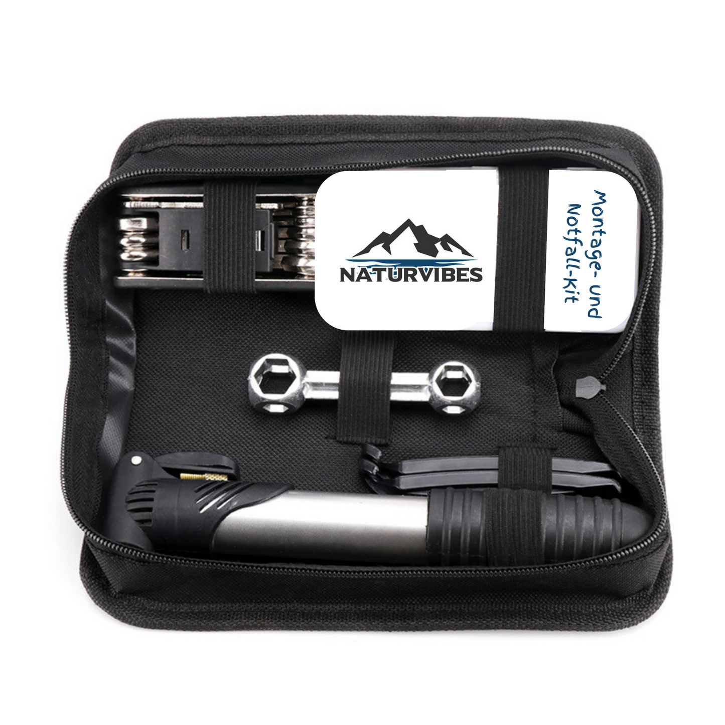 Comprehensive Assembly and Emergency Kit for Bikers