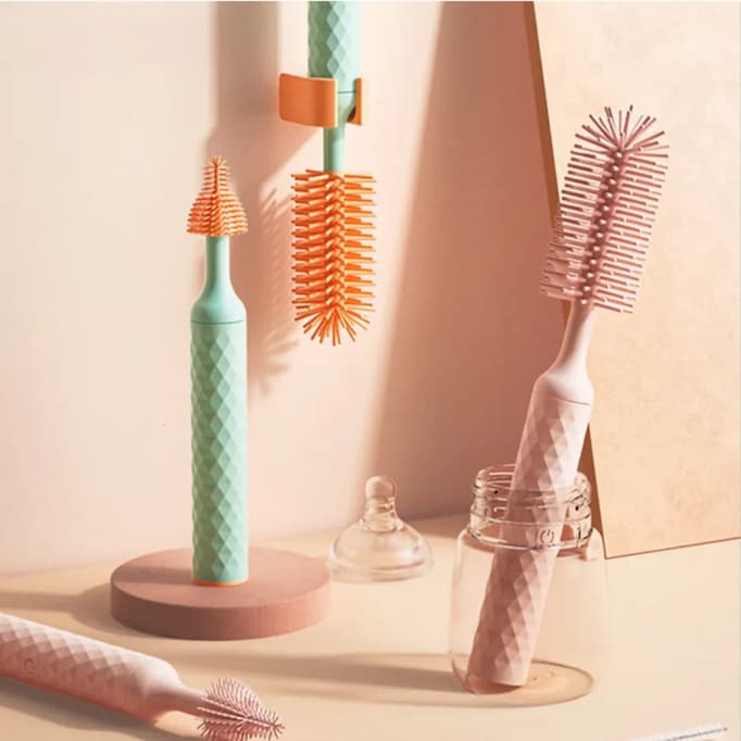 CleanNest — Bottle Cleaning Brush Set with Long Handle