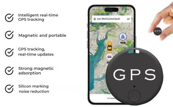 GPS Locator | Magnetic Mount | Live Tracking Through App | SafeTrack