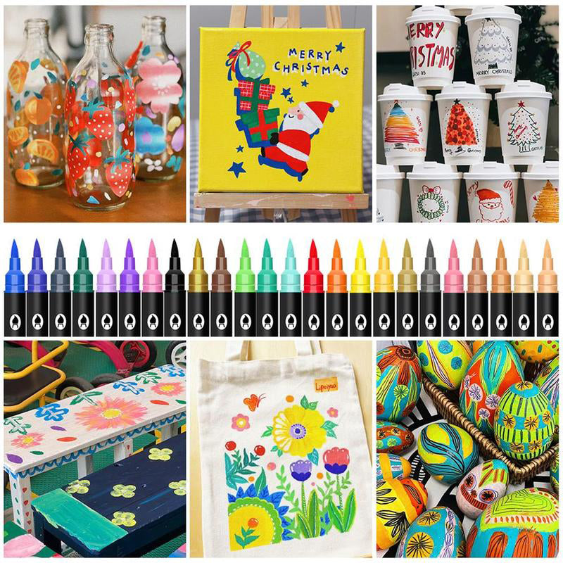 PureVibrance — Acrylic Paint Marker Set