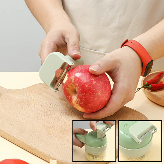 SwiftSlice Cordless Electric Food Cutter for Fast Meal Prep