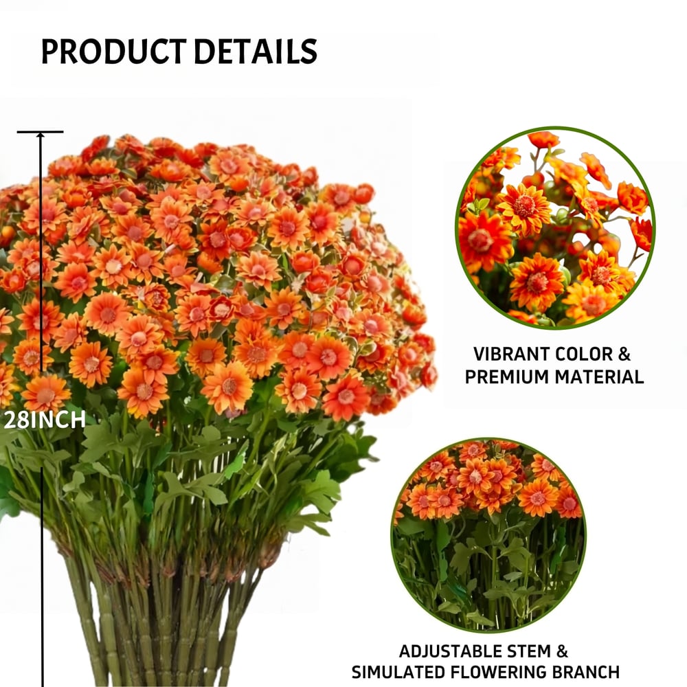 EverFall - Artificial Fall Mum Plant