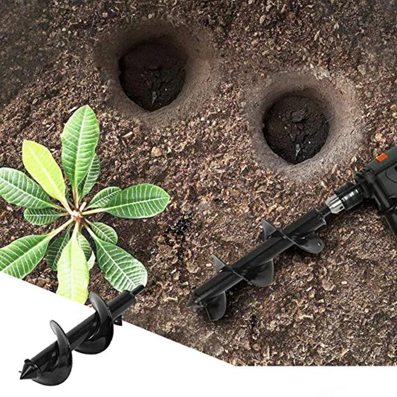 Garden Earth Drill Bit | Spiral Auger | Compatible with Cordless Screwdrivers and Drills | GardenDrill