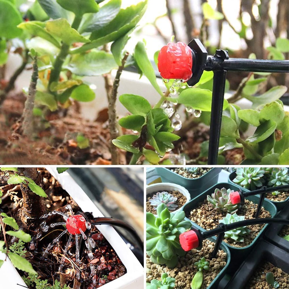 AquaDial™ – 360° Adjustable Plant Drippers (100× Pack)