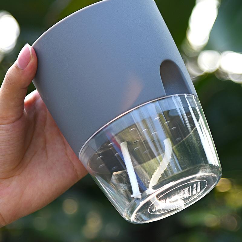 Flower Planter | Self-Irrigating | Clean Watering System | AquaWick